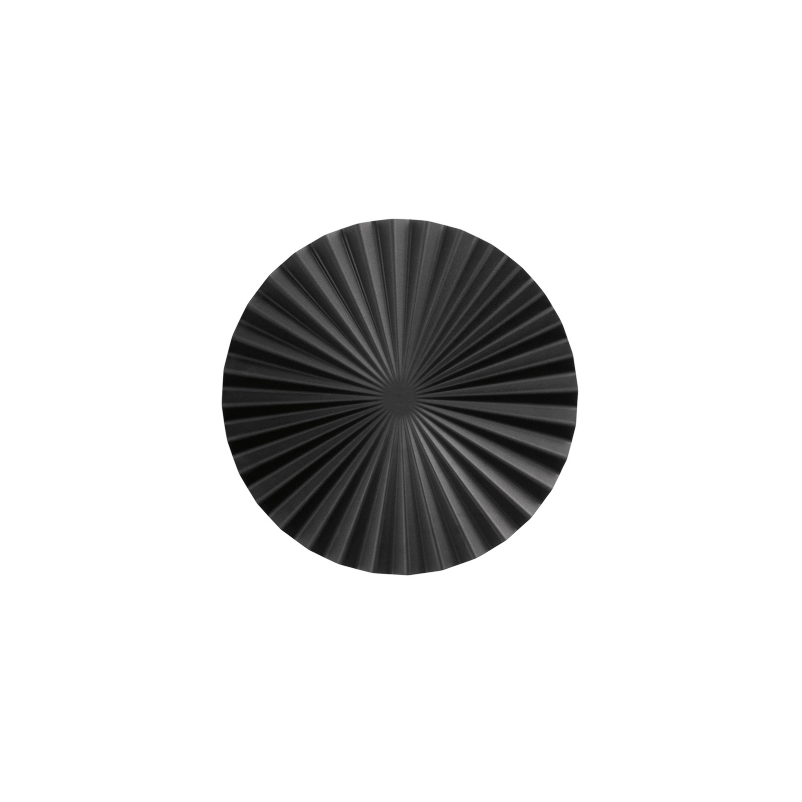 Anadara LED wall lamp, black, Ø 50 cm, metal, CCT